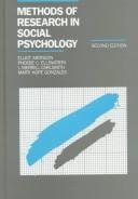 Couverture : Methods of research in social psychology