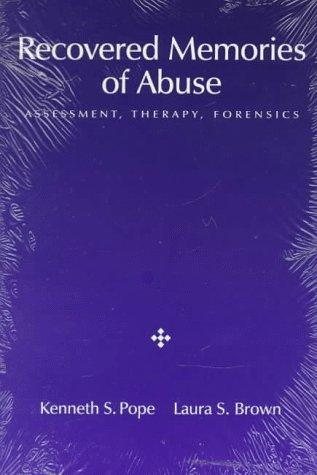 Couverture : Recovered memories of abuse