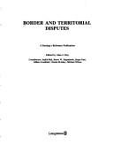 Couverture : Border and territorial disputes