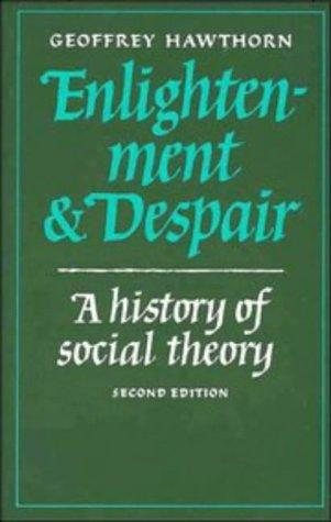 Couverture : Enlightenment and despair