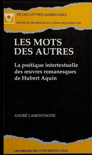 Couverture : Les mots des autres