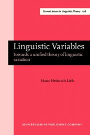 Couverture : Linguistic variables