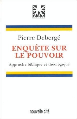 Couverture : Enquête sur le pouvoir