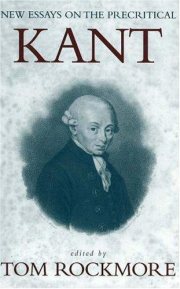 Couverture : New Essays on the Precritical Kant