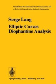 Couverture : Elliptic Curves
