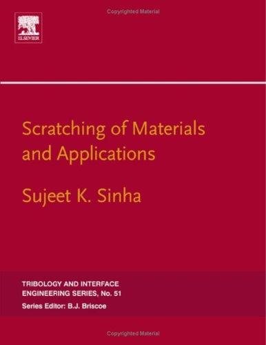 Couverture : Scratching of materials and applications (1st ed.) Sujeet Sinha