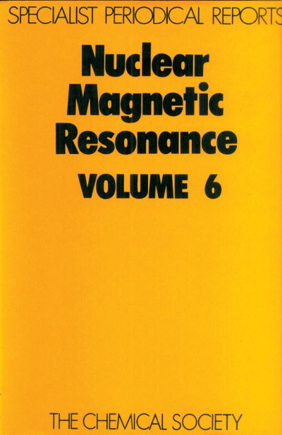 Couverture : Nuclear Magnetic Resonance (Specialist Periodical Reports)