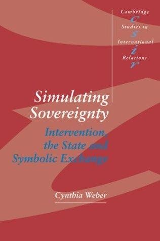 Couverture : Simulating sovereignty