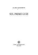 Couverture : Sul primo Luzi