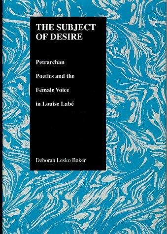 Couverture : The subject of desire