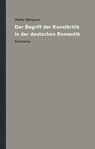 Couverture : Der Begriff der Kunstkritik in der deutschen Romantik
