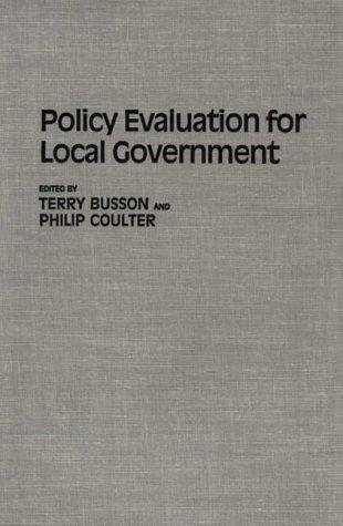 Couverture : Policy Evaluation for Local Government