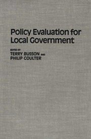 Couverture : Policy Evaluation for Local Government