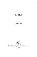 Couverture : On ellipsis
