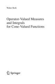 Couverture : Operator-valued measures and integrals for cone-valued functions