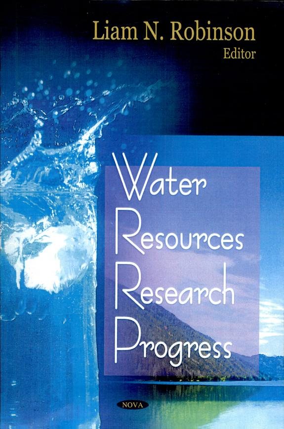 Couverture : Water Resources Research Progress