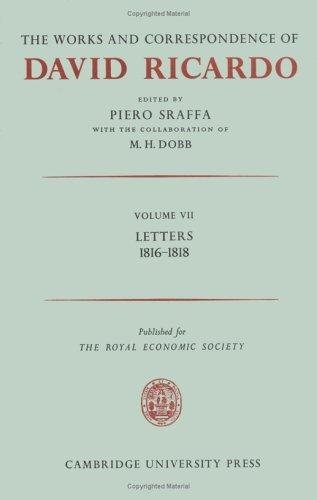Couverture : The works and correspondence of David Ricardo