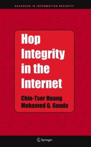 Couverture : Hop Integrity in the Internet (Advances in Information Security)