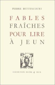 Couverture : Fables fraîches pour lire à jeun