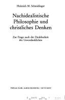 Couverture : Nachidealistische Philosophie und christliches Denken