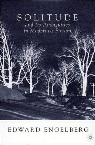 Couverture : Solitude and Its Ambiguities in Modernist Fiction