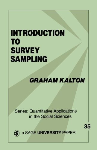 Couverture : Introduction to survey sampling