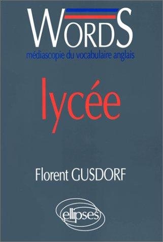 Couverture : Words