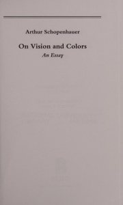 Couverture : On vision and colors