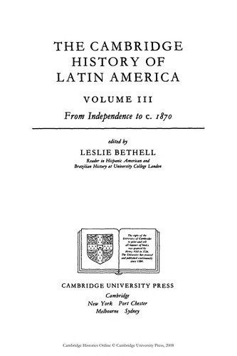 Couverture : From Independence to c. 1870