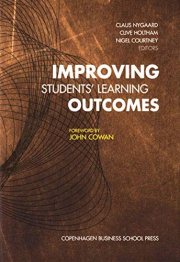 Couverture : Improving students' learning outcomes (1st ed) editors Claus Nygaard, Clive Holtham, Nigel Courtney