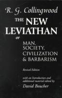Couverture : The new Leviathan, or, Man, society, civilization, and barbarism