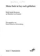 Couverture : Meine Seele ist bey euch geblieben
