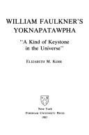Couverture : William Faulkner's Yoknapatawpha