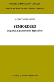 Couverture : Semiorders