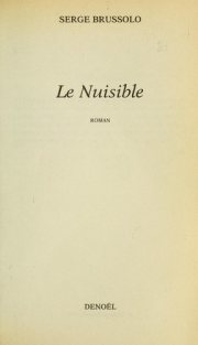 Couverture : Le Nuisible