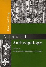 Couverture : Rethinking visual anthropology