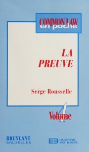 Couverture : La preuve