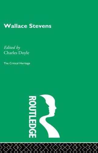 Couverture : Wallace Stevens