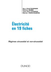 Couverture : Électricité en 19 fiches