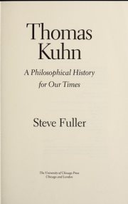 Couverture : Thomas Kuhn