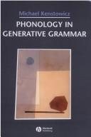 Couverture : Phonology in generative grammar