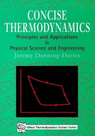 Couverture : Concise thermodynamics