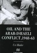 Couverture : Oil and the Arab-Israeli conflict 1948-1963