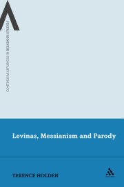 Couverture : Levinas, messianism and parody