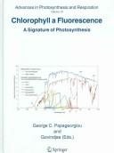Couverture : Chlorophyll a fluorescence