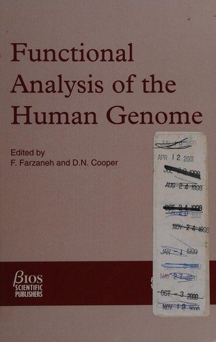 Couverture : Functional analysis of the human genome