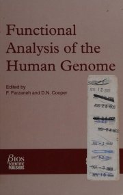 Couverture : Functional analysis of the human genome