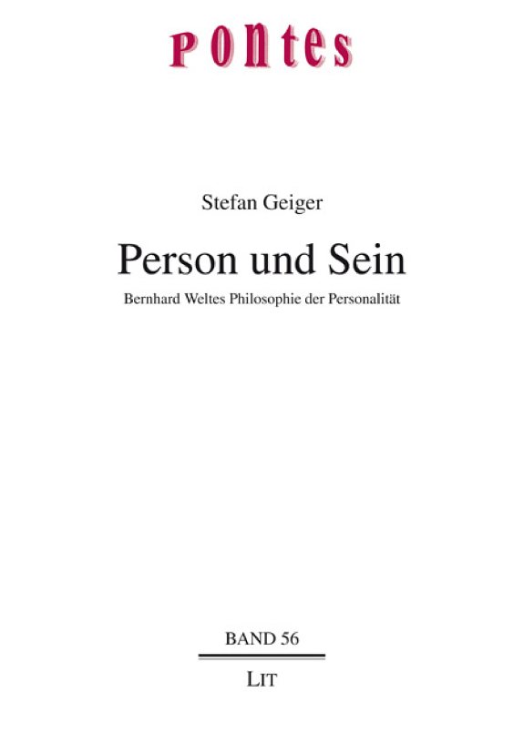 Couverture : Person und Sein