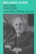 Couverture : Envy and Gratitude and Other Works 1946-1963