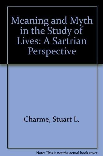 Couverture : Meaning and myth in the study of lives